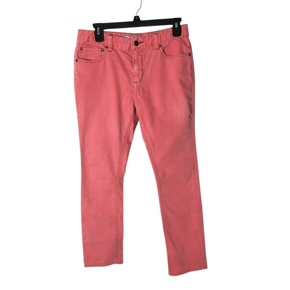 Free People Jeans Women's Size W 27 Pink Denim Cotton Blend - Picture 1 of 9